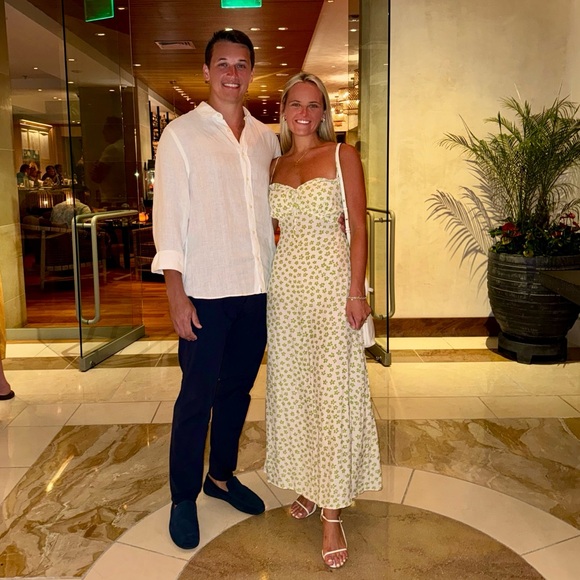 Faithfull the Brand Gita Midi Dress in Gita Floral - Picture 4 of 4